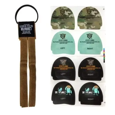 Alternative view of Adapter słuchawek na hełm - dark earth