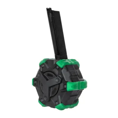 asgbox.pl - Bębnowy magazynek gazowy 350 kulek do replik 1911 WE