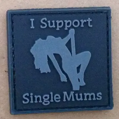 asgbox.pl - Naszywka  3D - I Support Single Mums