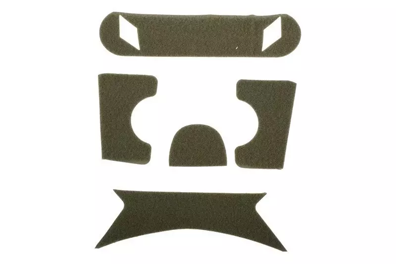 Zestaw rzepów do kasków typu BJ - olive drab UTT-21-009179-00 asgbox.pl asgbox.pl - Zestaw rzepów do kasków typu BJ - olive drab