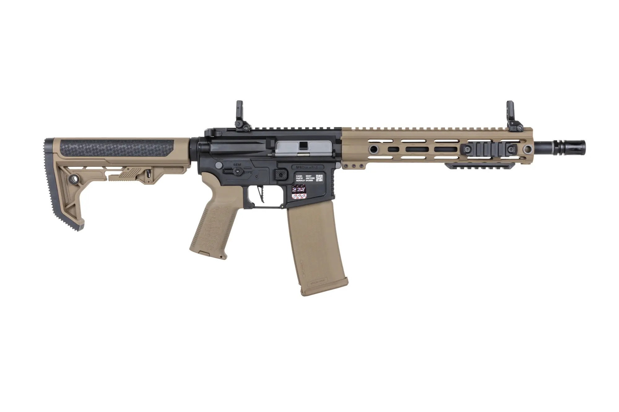 SA M4 Carbine RL M-LOK Gen2 (SA-F05-RL FLEX(TM) BLDC(TM) HAL ETU(TM)) - Black/ Tan OD-A-SPARMS334-TAN asgbox.pl SA M4 Carbine RL M-LOK Gen2 (SA-F05-RL FLEX(TM) BLDC(TM) HAL ETU(TM)) - Black/ Tan - obrazek 3