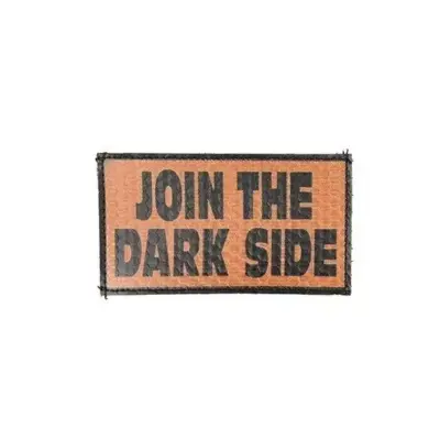 asgbox.pl - Naszywka IR - Join The Dark Side - pomarańczowa