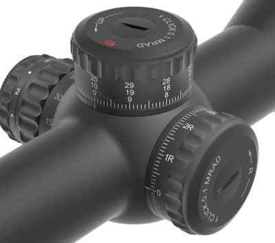 VO CONTINENTAL X6 2-12x44 CTR FFP Riflescope, 34 mm - Black - obrazek 6