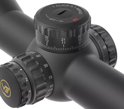 VO CONTINENTAL X6 2-12x44 CTR FFP Riflescope, 34 mm - Black - obrazek 8