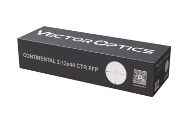 VO CONTINENTAL X6 2-12x44 CTR FFP Riflescope, 34 mm - Black - obrazek 10