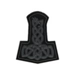 3D PVC THORS HAMMER Patch - Black