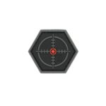 3D PVC SNIPER SCOPE Patch - Black