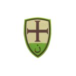 3D PVC CRUSADER SHIELD Patch - MC