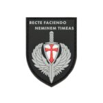 3D PVC RECTE FACIENDO Patch - Black