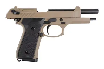 Replika pistoletu M92 (CO2) - tan - obrazek 3