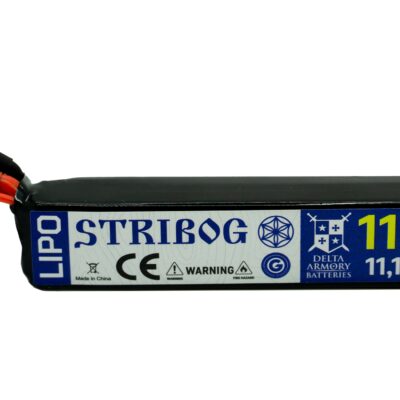 Delta Armory Li-Po Battery STRIBOG 11.1V 1100mAh, 20C, T-Dean - Buffer Stick