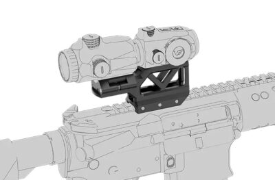 VO MAVERICK Red Dot and Magnifier 1-piece RIS Mount - Black - obrazek 9
