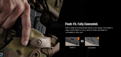 OLIGHT OSIGHT C Red Dot Sight, RMR Footprint - Black - obrazek 7