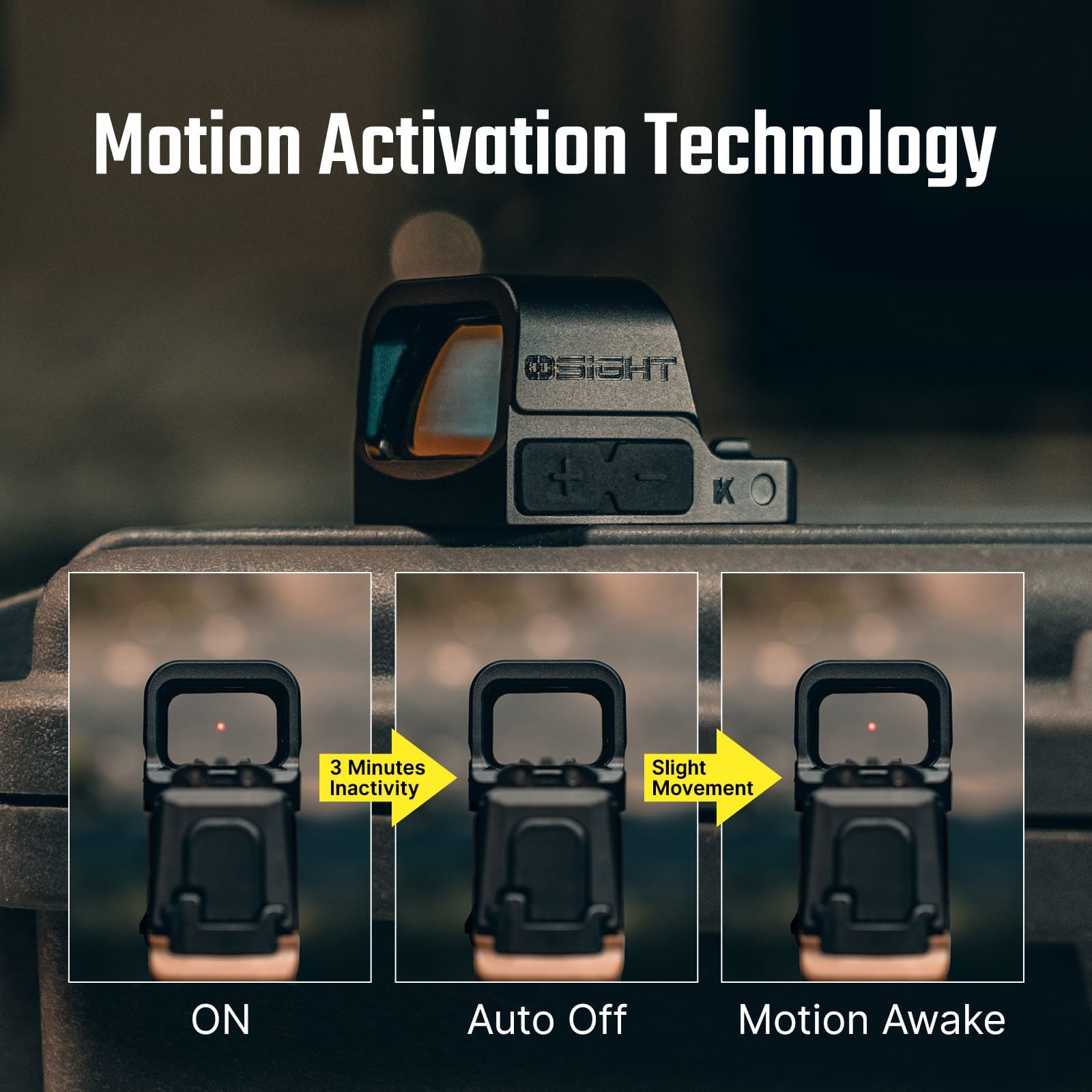 OLIGHT Osight K Red Dot Sight, RMR Footprint - Black OD-A-OLIGHT036 asgbox.pl OLIGHT Osight K Red Dot Sight, RMR Footprint - Black - obrazek 8