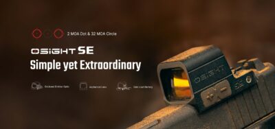 OLIGHT Osight SE Red Dot Sight, RMSc Footprint – Black - obrazek 4