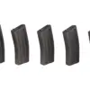 asgbox.pl - Zestaw 5 magazynków real-cap 30 kulek do M4/M16 - szary