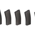 asgbox.pl - Zestaw 5 magazynków real-cap 30 kulek do M4/M16 - szary