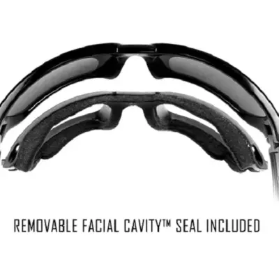 Alternative view of Okulary Wiley X® BOSS Grey Silver Flash Gloss Black Frame