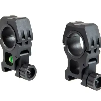 asgbox.pl - Montaż lunety 25.4-30mm M10 z libellą - czarny