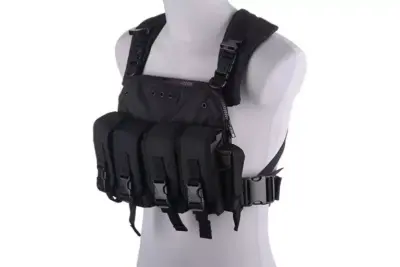 Kamizelka taktyczna Commander Chest Rig - czarna - obrazek 3