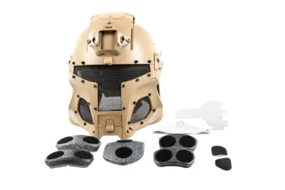 Replika hełmu Warrior - tan - obrazek 3