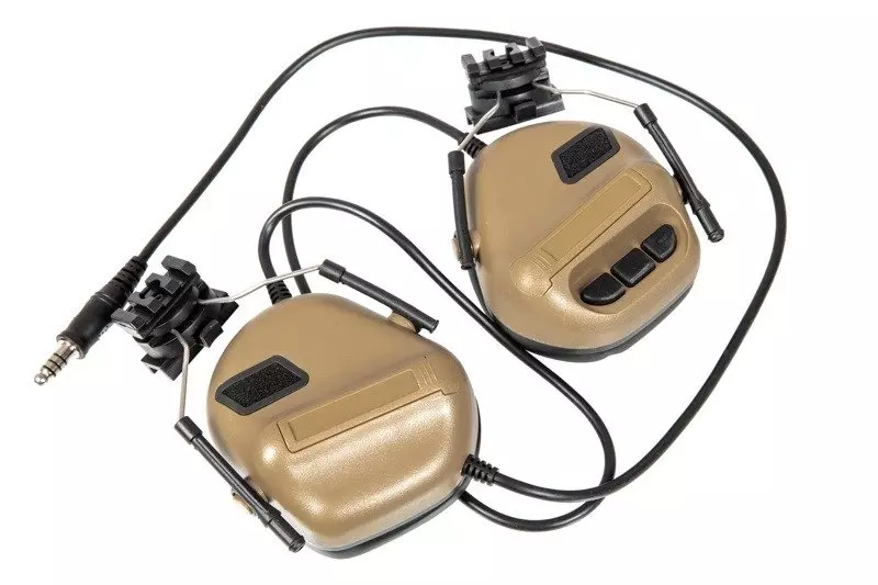 Zestaw słuchawkowy ERM na hełm - Tan DRA-31-026637-00 asgbox.pl Zestaw słuchawkowy ERM na hełm - Tan - obrazek 4