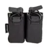 Podwójna ładownica pistoletowa do kamizelek szkieletowych - czarna OD-G-EME-19-027863-00 asgbox.pl
