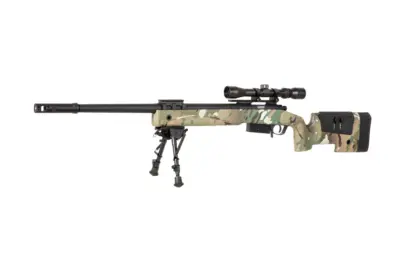 Replika karabinu wyborowego SA-S03 CORE™ z lunetą i dwójnogiem - MC - obrazek 5