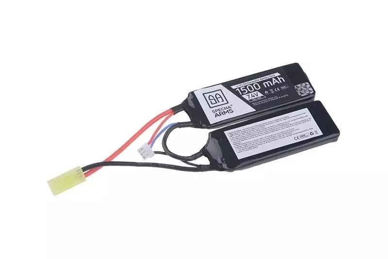 Akumulator LiPo 7,4V 1500mAh 20/40C - 2 modułowy OD-G-SPE-06-022010-00 asgbox.pl asgbox.pl - Akumulator LiPo 7