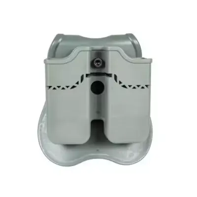 Podwójna ładownica na magazynki pistoletowe typu Beretta - szara UTT-19-025654-00 asgbox.pl