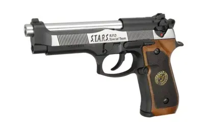 Replika pistoletu WE-2058 BIOHAZARD - 2 TONE - obrazek 2
