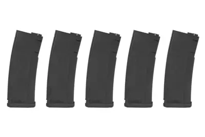 Zestaw 5 magazynków S-Mag Mid-Cap na 125 kulek - czarny - obrazek 2