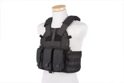 Kamizelka Taktyczna typu 94K Plate Carrier M4 - Czarny - obrazek 5