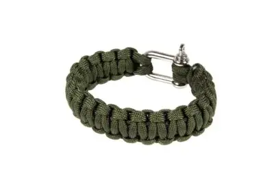 Bransoletka survivalowa (U) - olive drab - obrazek 2