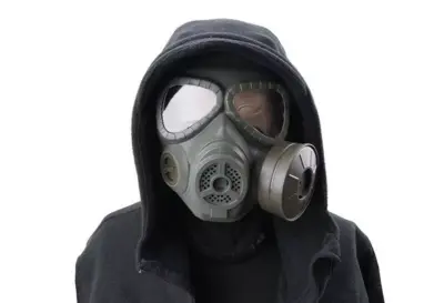 Replika maski p-gaz z systemem chłodzenia - olive drab - obrazek 2