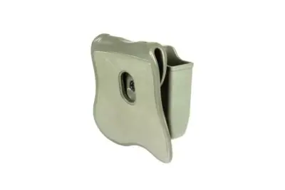 Podwójna ładownica na magazynki pistoletowe Glock - oliwkowa - obrazek 2