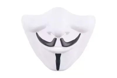 Maska V-Mask - biała - obrazek 3