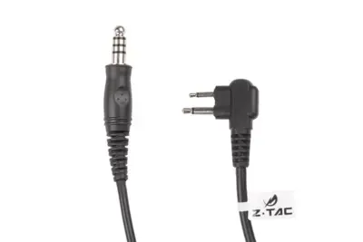 Przewód z wtykami: Motorola 2-way na Military plug - obrazek 2