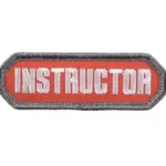 asgbox.pl - Naszywka Instructor - czerwona