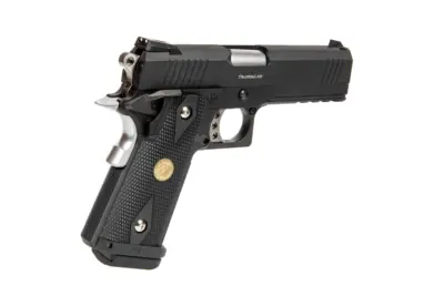 Replika pistoletu Hi-Capa 4.3 Maple Leaf OPS Special Edition - czarna - obrazek 4