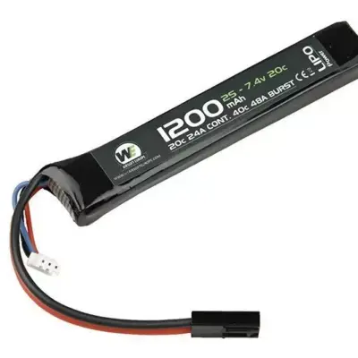asgbox.pl - Akumulator LiPo 1200mAh 7.4V 20C - stick