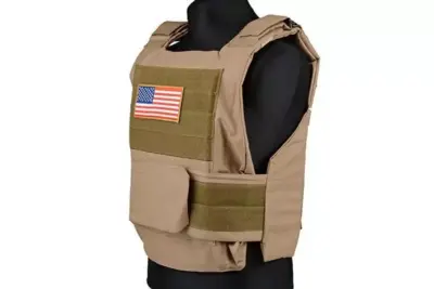 Kamizelka taktyczna Personal Body Armor - tan - obrazek 3