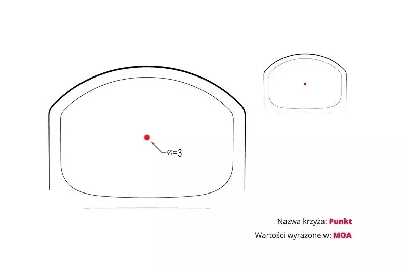 Kolimator Razor (3 MOA) VRX-10-018045-00 asgbox.pl Kolimator Razor (3 MOA) - obrazek 3