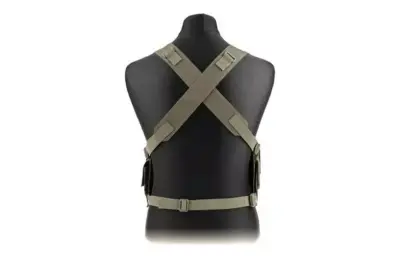 Kamizelka taktyczna typu Chest Rig - oliwkowa - obrazek 4