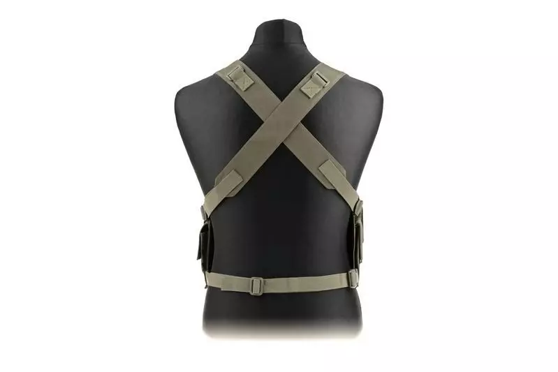 Kamizelka taktyczna typu Chest Rig - oliwkowa OD-G-GFT-18-007964-00 asgbox.pl Kamizelka taktyczna typu Chest Rig - oliwkowa - obrazek 4