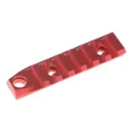asgbox.pl - Szyna RIS 7 slotów z QD do Mlok/Keymod - czerwona