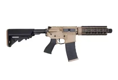 Replika karabinka GR4 CQB-S MINI - tan - obrazek 5