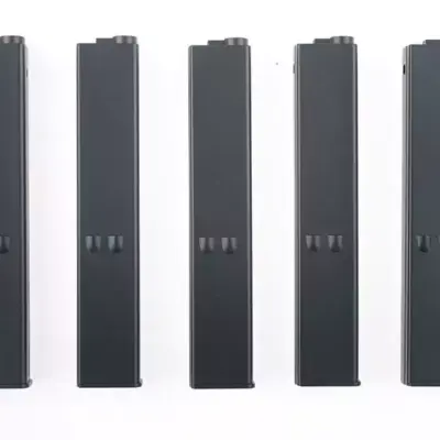 Zestaw 5 magazynków 9mm do replik typu AR-15 - czarny AMB-05-020149-00 asgbox.pl