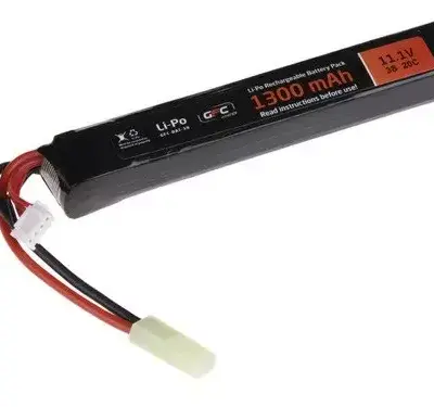 Akumulator LiPo 11,1V 1300mAh 20/40C GFE-06-003355-00 asgbox.pl 1V 1300mAh 20/40C