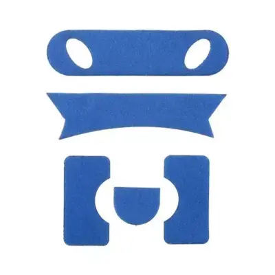 asgbox.pl - Zestaw rzepów do kasków typu PJ - niebieski